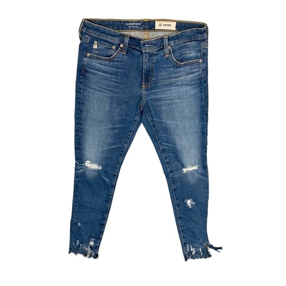 AG Adriano Goldschmied Womens Size 29 R Jeans The Legging Ankle Super Skinny Ank - Picture 1 of 4